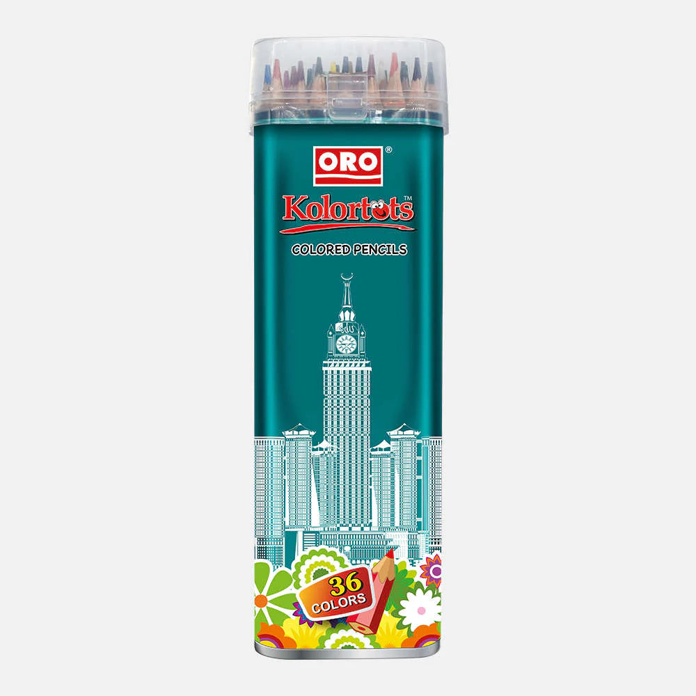 ORO 36 Color Pencils | Premium Quality, Vibrant Shades for Artists and Kids