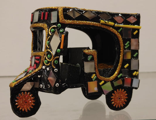 Rickshaw Decoration Piece – Traditional Miniature Rickshaw for Home & Office Décor