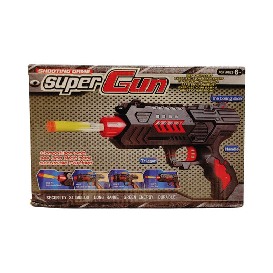 π« Shooting Game Super Gun β Toy Gun with 2 Plastic Bullet Sticks for Action-Packed Play π―