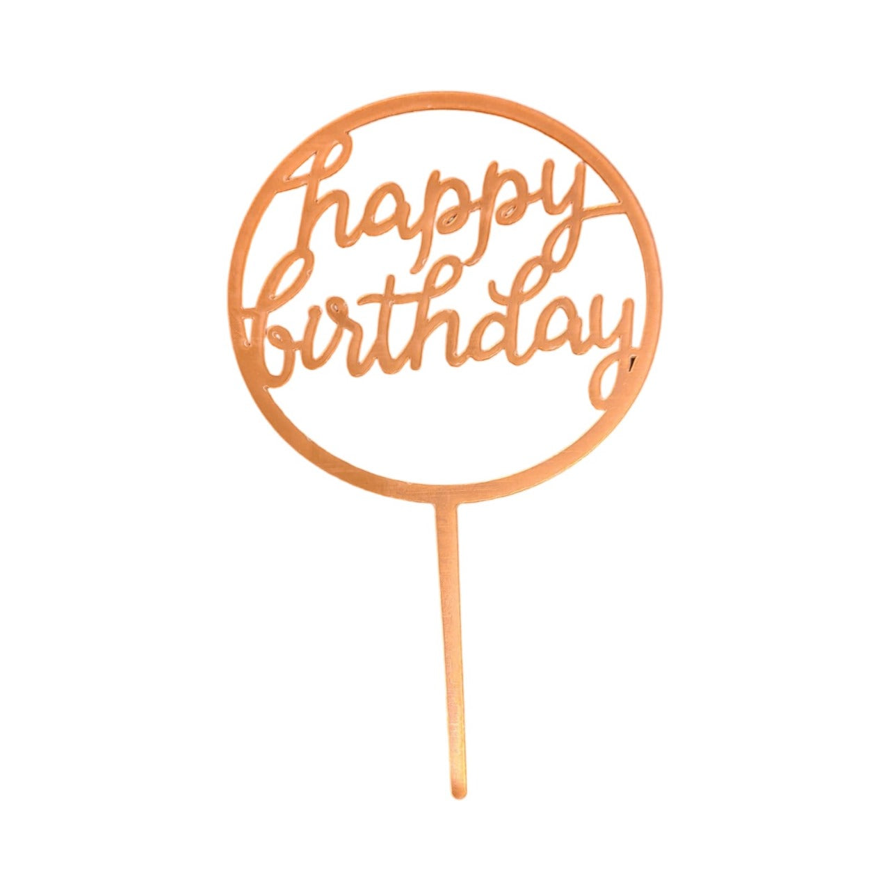 Happy Birthday Cake Topper | Elegant Decorative Topper for Birthday Cakes