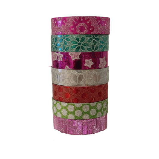 Birthday Washi Tape – Shiny Decorative Tape for Gift Wrapping & Crafting