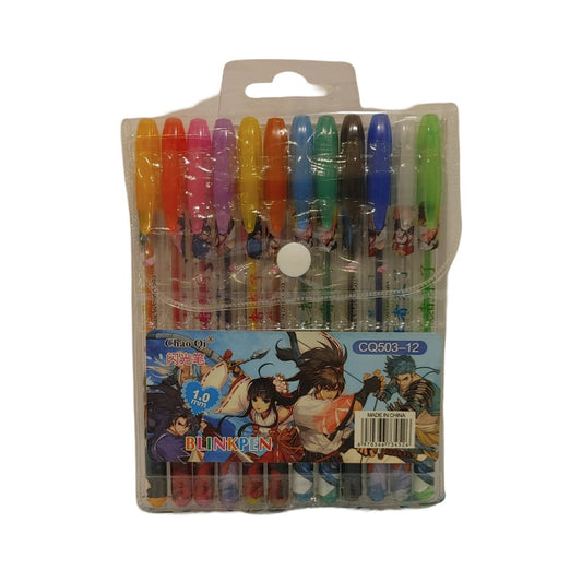 12-Set Glitter Pens | Multi-Color Sparkle for Creative Art and Crafts