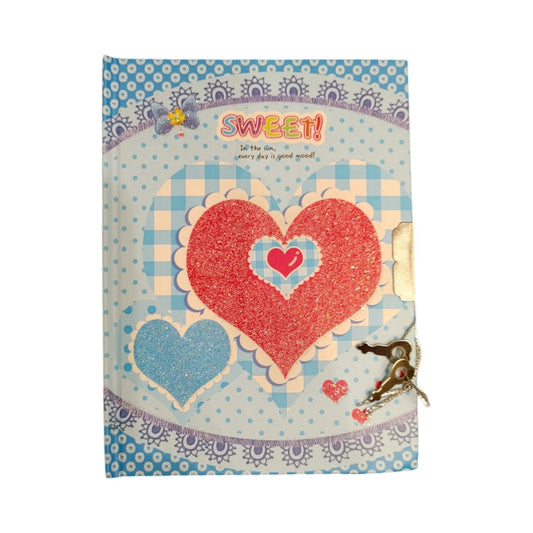 Mini Diary with Lock | Compact, Secure Journal with 2 Keys for Privacy