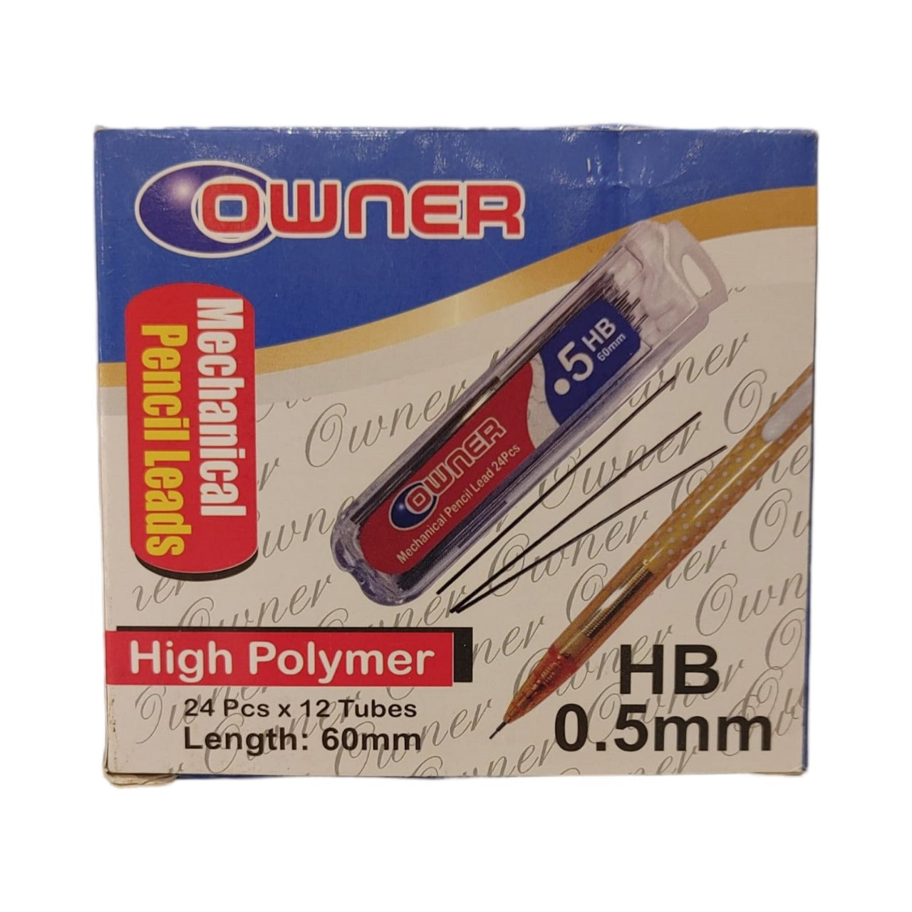 Owner Pencil Leads 0.5mm – Smooth Writing, Break-Resistant Quality