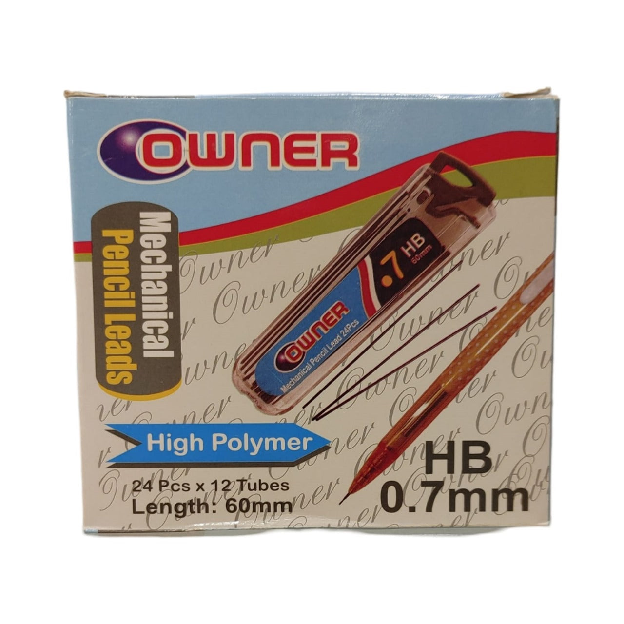 Owner Pencil Leads 0.7mm – Smooth Writing, Break-Resistant Quality