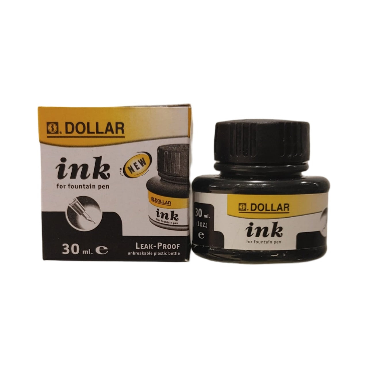 Dollar Black  Ink 30ml – Smooth, Vibrant Black for Perfect Writing and Calligraphy