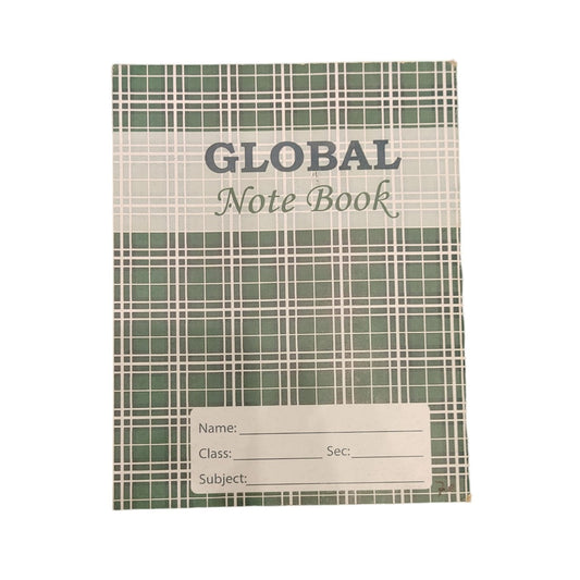Global Math Notebook – 120  Pages of Clean, Crisp Writing Space for Students