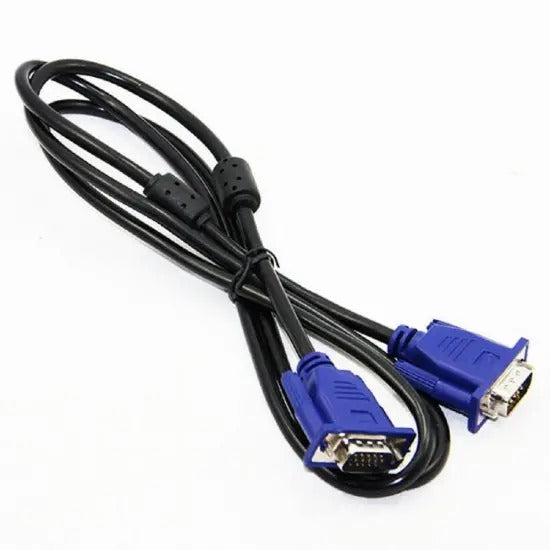 High-Quality VGA Cable – Reliable Video Connection for Monitors, Projectors, and PCs