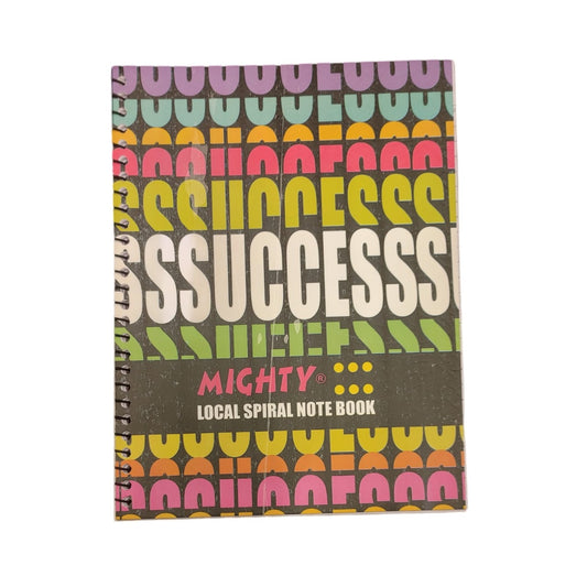 Mighty Spiral Notebook Success Edition (400 Pages) Big Ideas Start Here