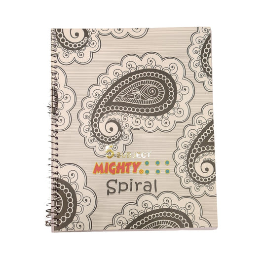 Mighty Spiral Notebook – 5 Subject Maximum Organization. Mighty Performance.