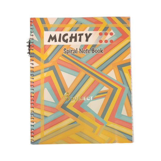 Mighty Spiral Notebook – 6 Subject Six Sections. One Smart Solution.