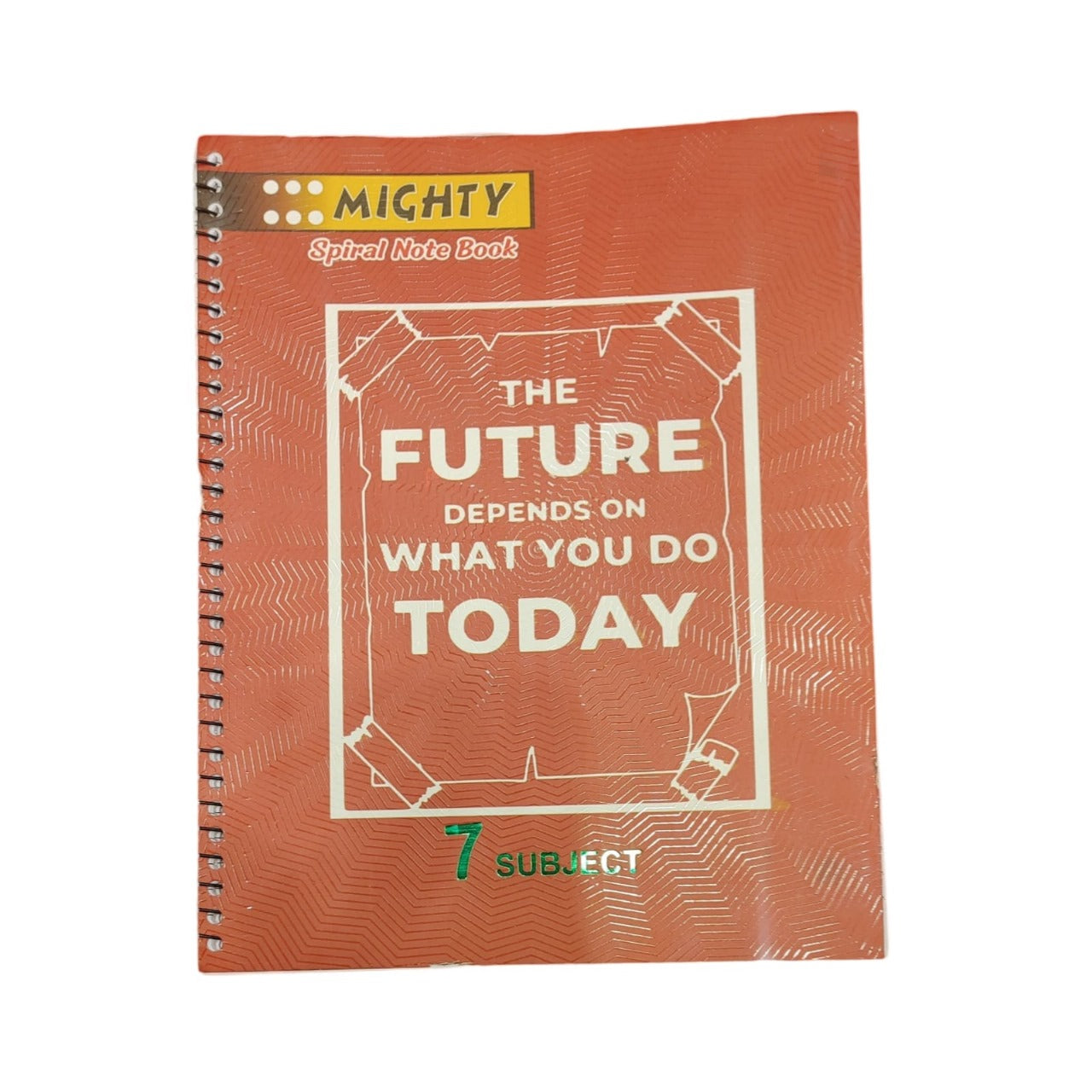 Mighty Spiral Notebook – 7 Subject The Future Depends on What You Do Today