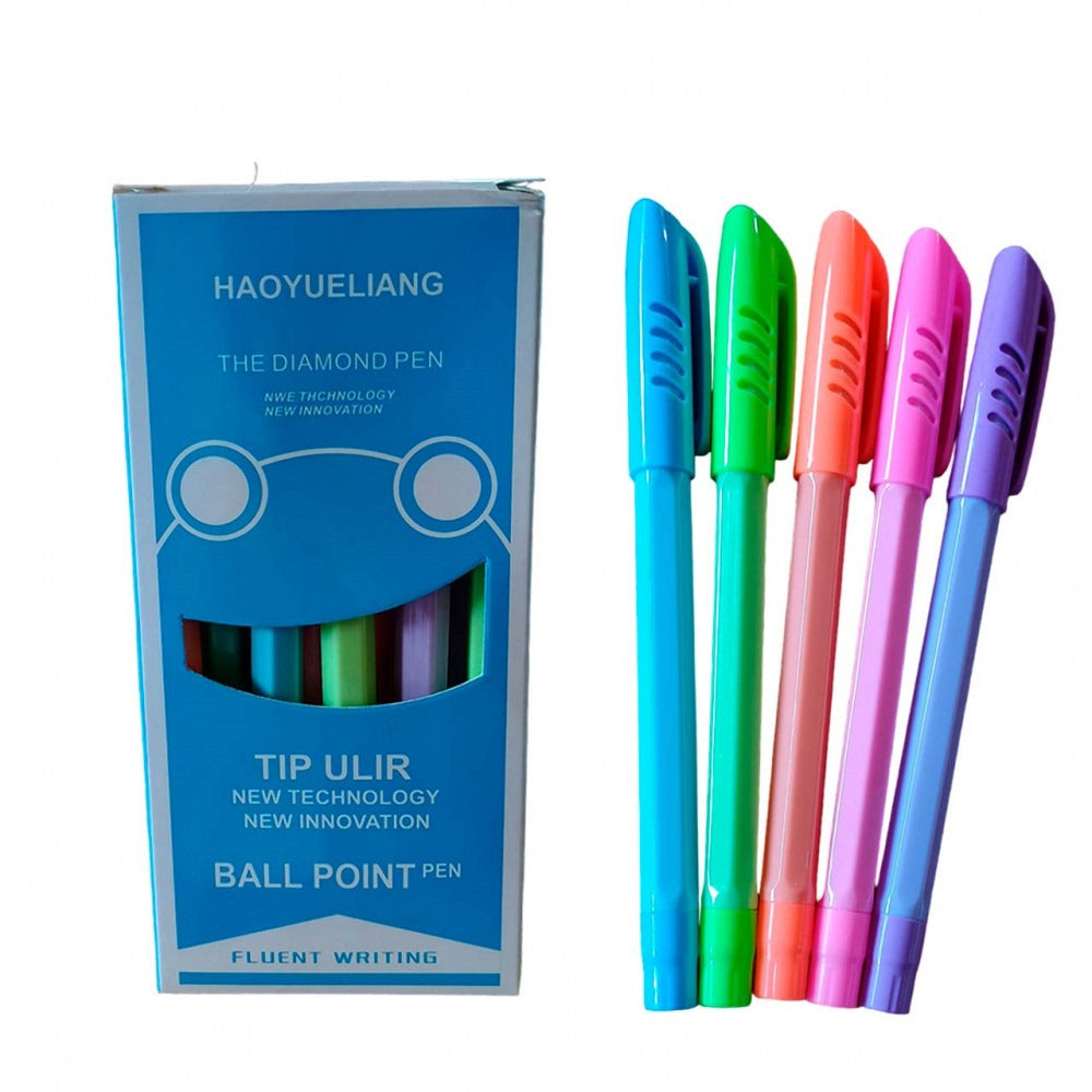 Haoyueliang Multi Color Ball Pen Set | Smooth Writing & Vibrant Ink