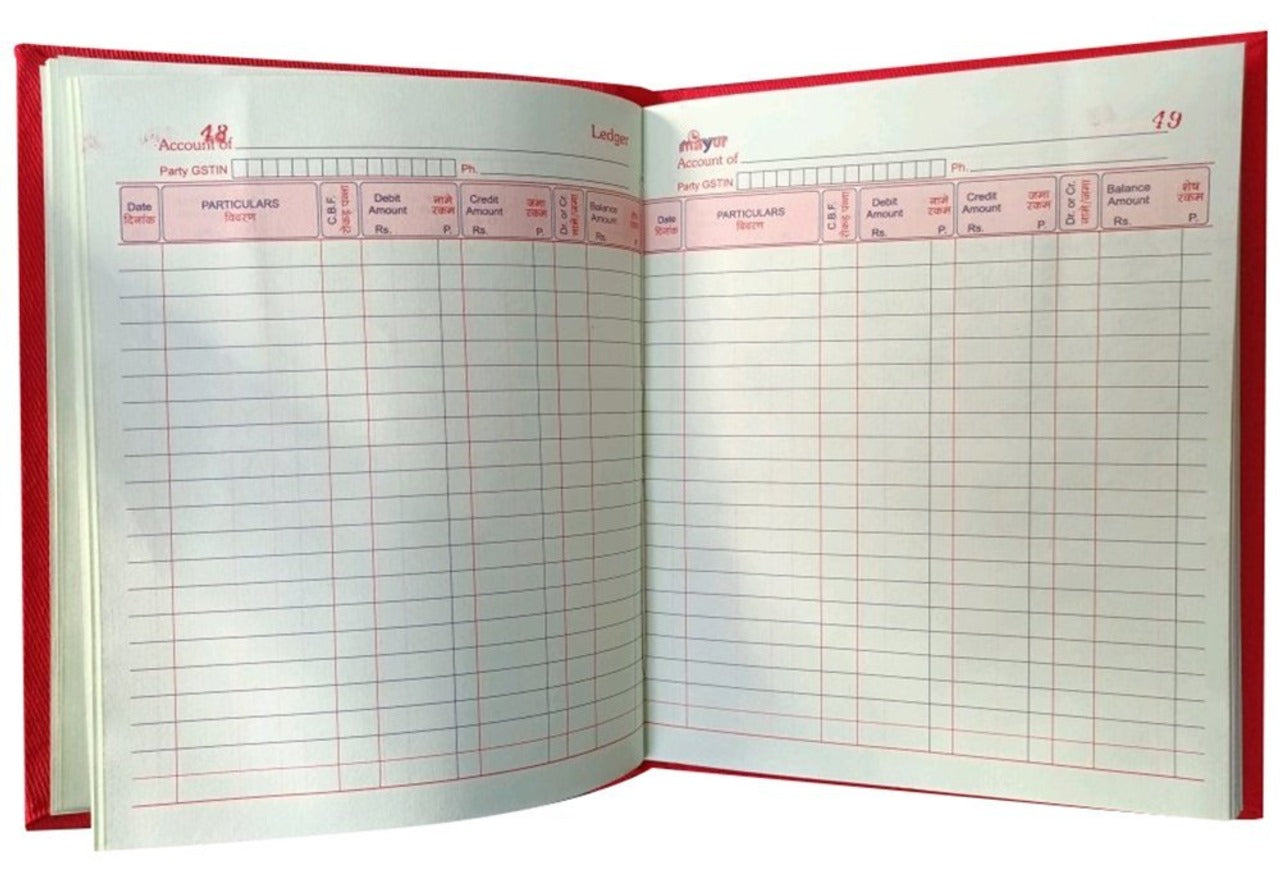Ledger Book – Durable & Organized Record-Keeping for Office, Shop & Personal Use