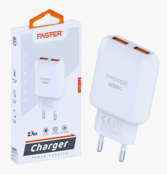 Faster Saver Quick & Fast Charger for iPhone – Dual USB Ports