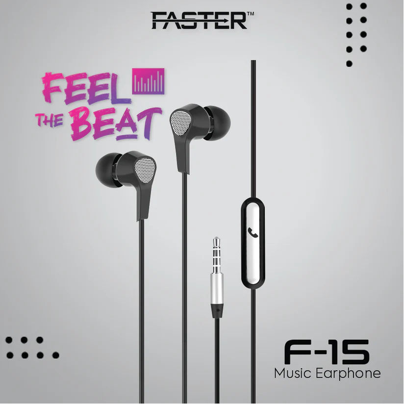 FASTER F15 Universal Music Earphone