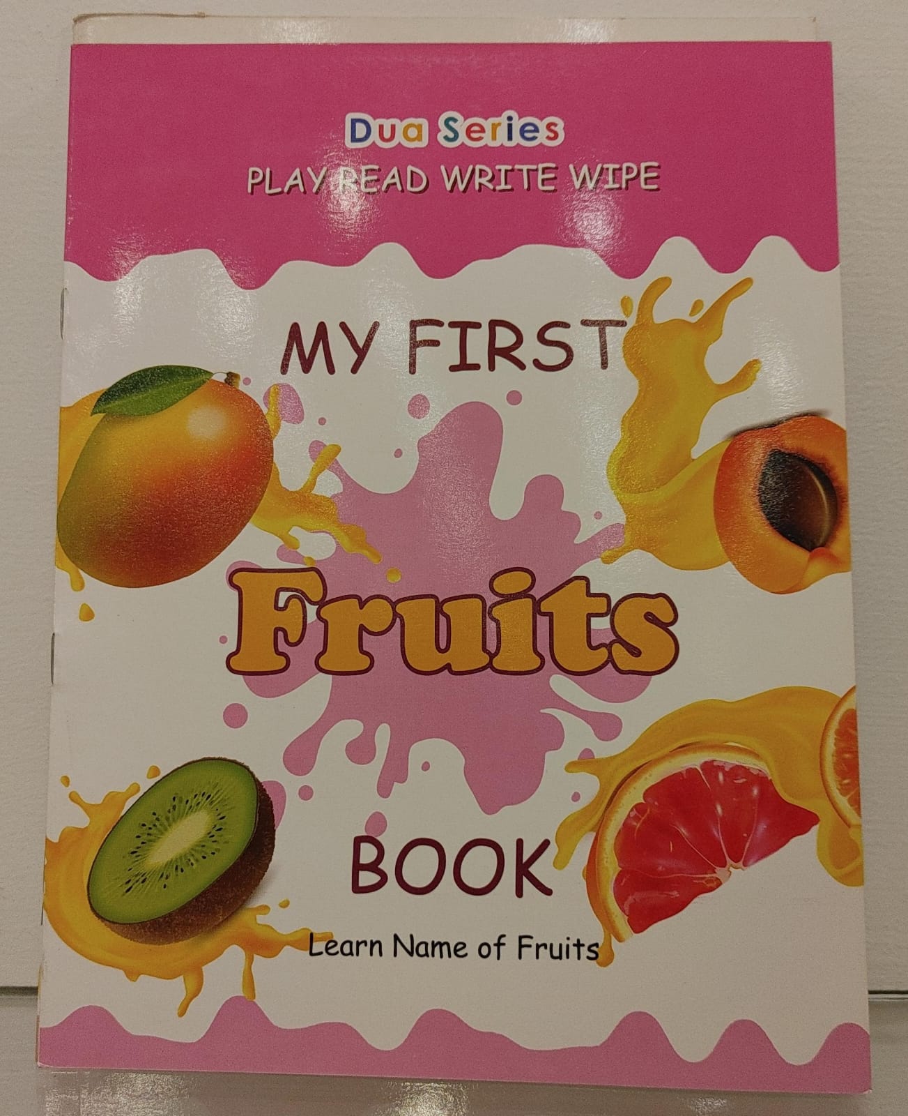 My First Fruits- Wipe and Clean book