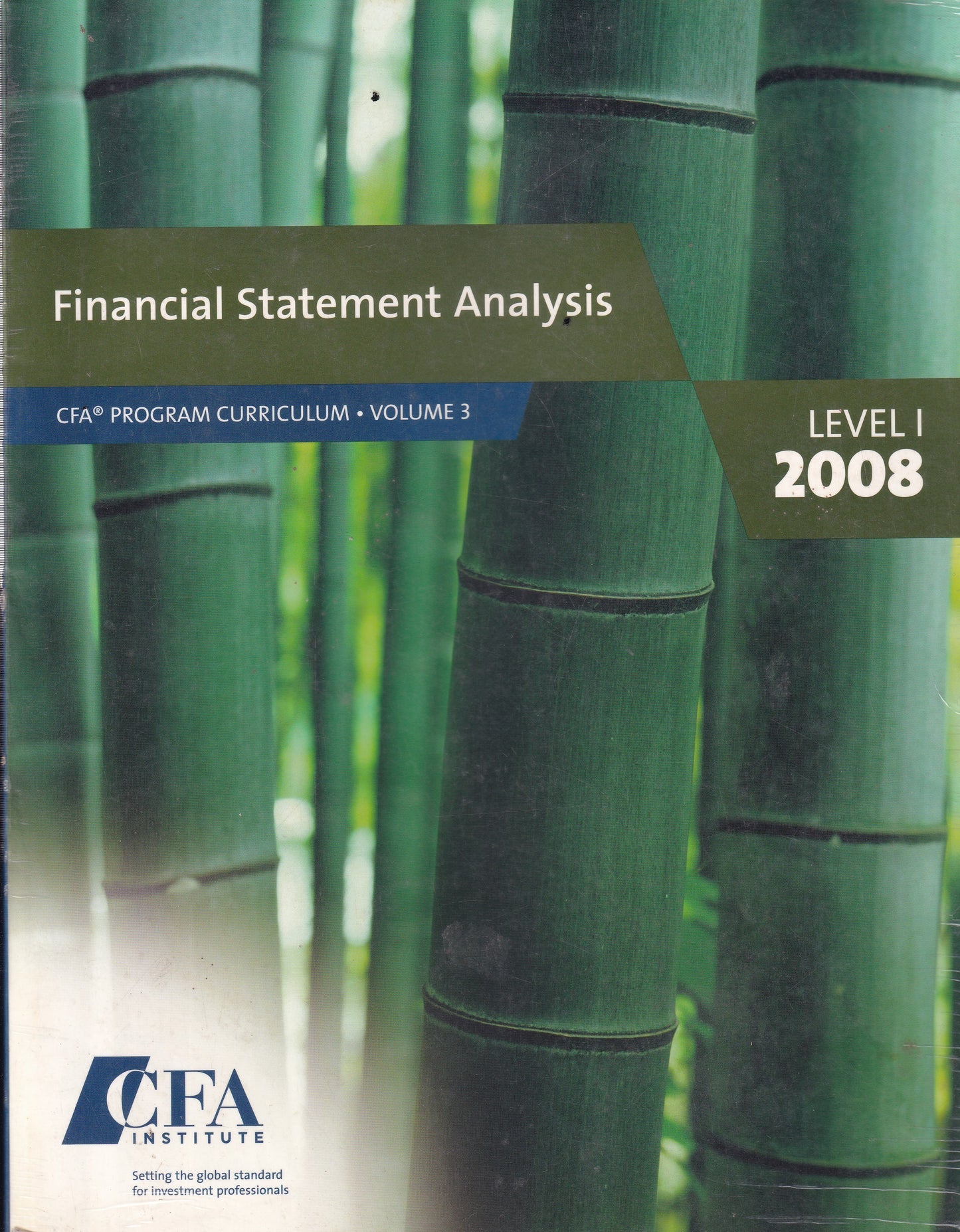 Financial Statement Analysis 2008 Level 1