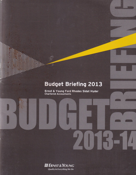 Budget Briefing 2013