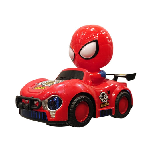 🕷🚗 Spiderman with Car – Water Injection & Cool Lighting Hero Toy Set for Kids 💦