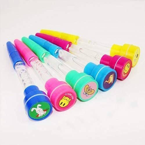 3-in-1 Pen with Light, Stamp & Bubble | Fun & Creative Stationery for Kids