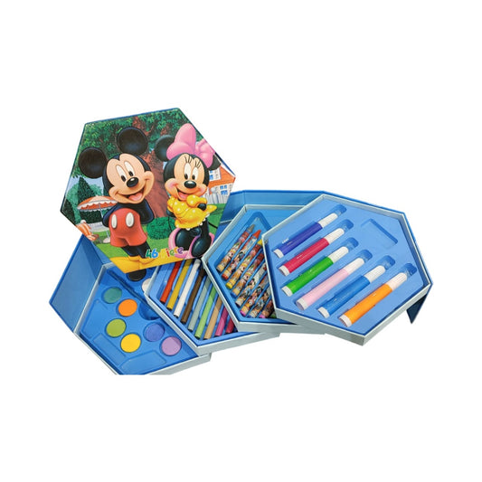 46-Piece Color Kit for Kids | Markers, Watercolors, Crayons, Color Pencils & More