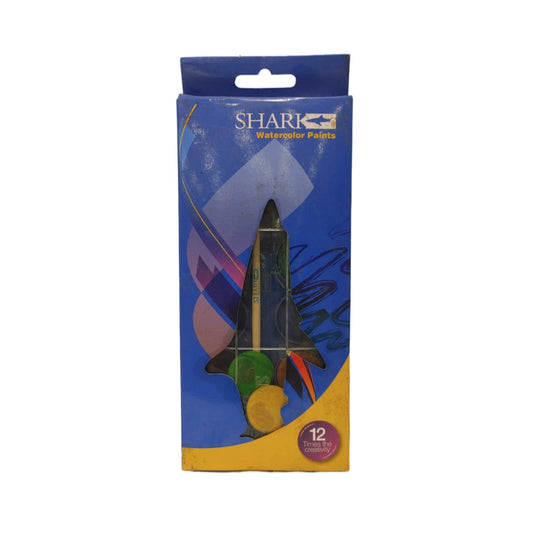 Shark Large Water Colors | Vibrant, Easy-to-Use Set for Artists and Kids