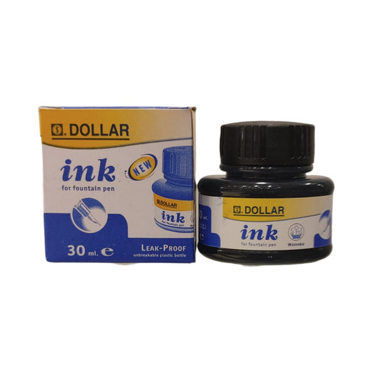 Dollar Blue Ink 30ml – Smooth, Vibrant Blue for Perfect Writing and Calligraphy