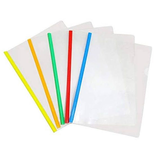 Stick Transparent File | Clear View Document Holder for Presentations & Reports