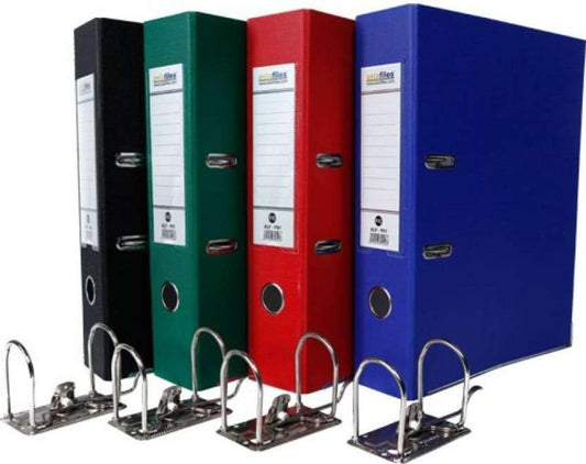 Box File | Heavy-Duty A4 Document Organizer with Locking Clip