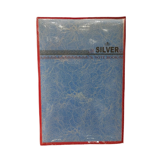 Silver Notebook with Hard Cover | Elegant & Durable Writing Journal