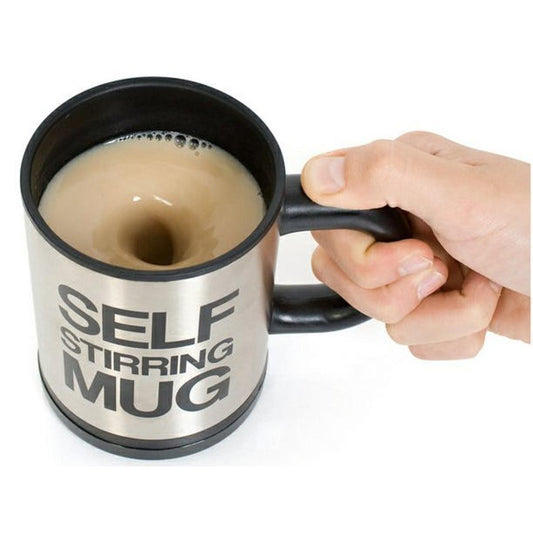 Self-Stirring Mug – Automatic Mixing Stainless Steel Travel Cup for Coffee, Tea & More