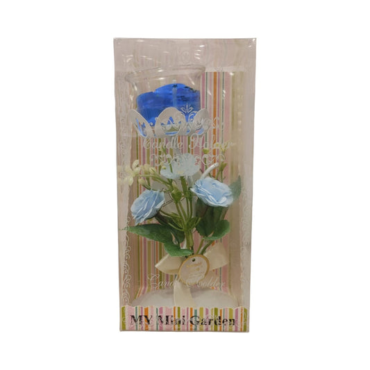 Gel Candle with Flower Vase | Decorative Scented Candle for Home & Gifting